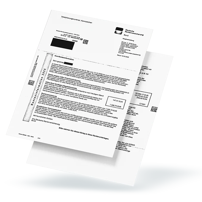 Deutsche Rentenversicherung – Renteninformation
